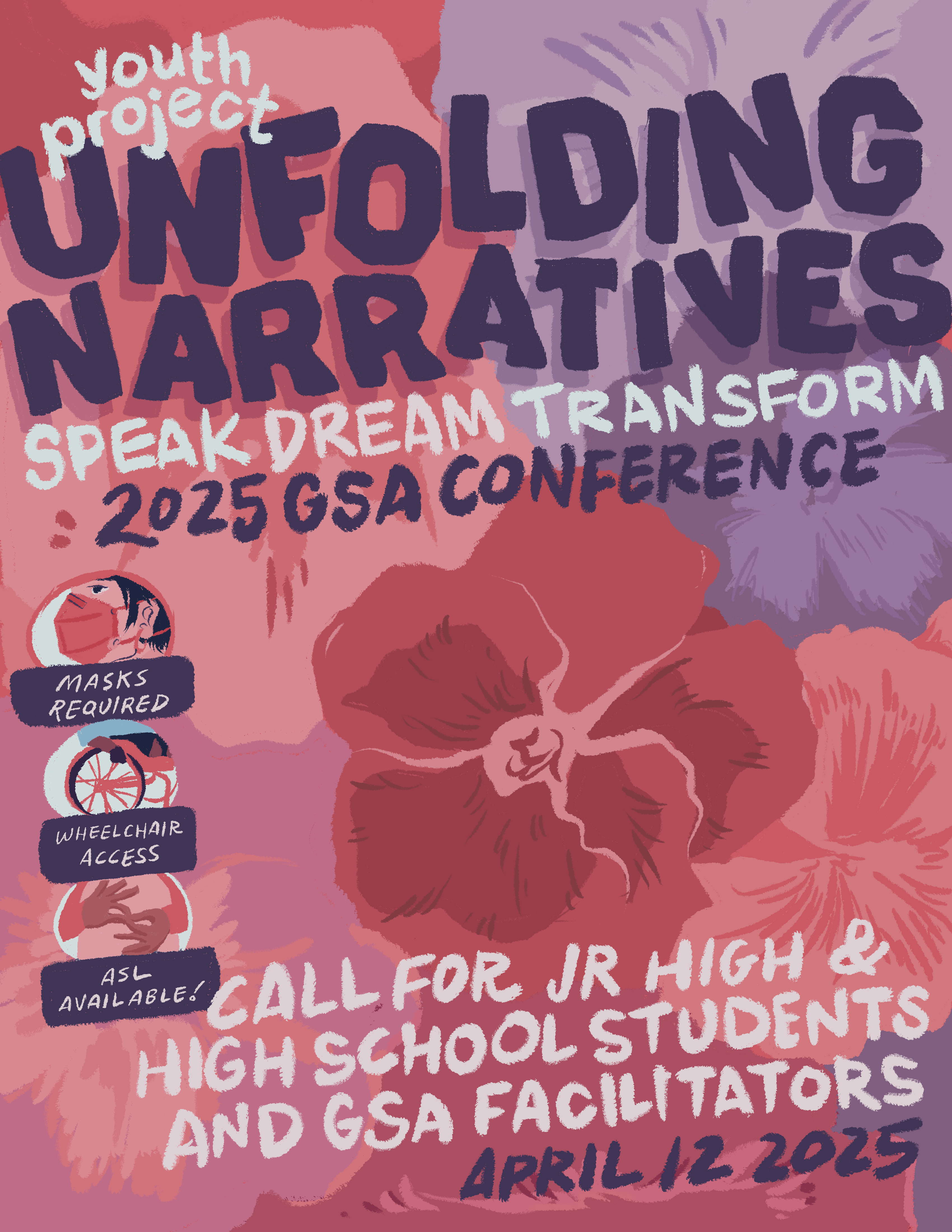 speak, dream, transform: unfolding narratives poster 2025 conference